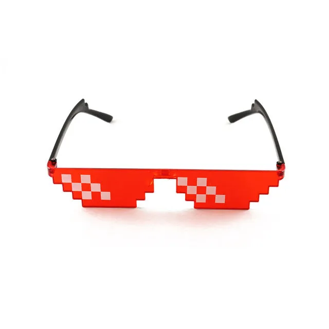 MuseLife 2019 Glasses 8 Bit Pixelated Sunglasses