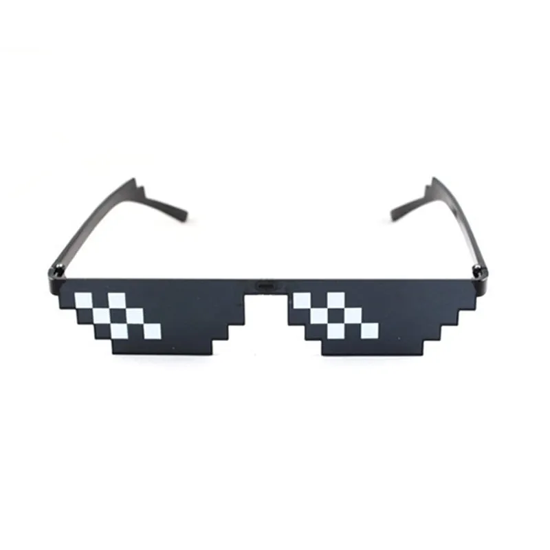 MuseLife 2019 Glasses 8 Bit Pixelated Sunglasses