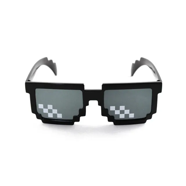 MuseLife 2019 Glasses 8 Bit Pixelated Sunglasses