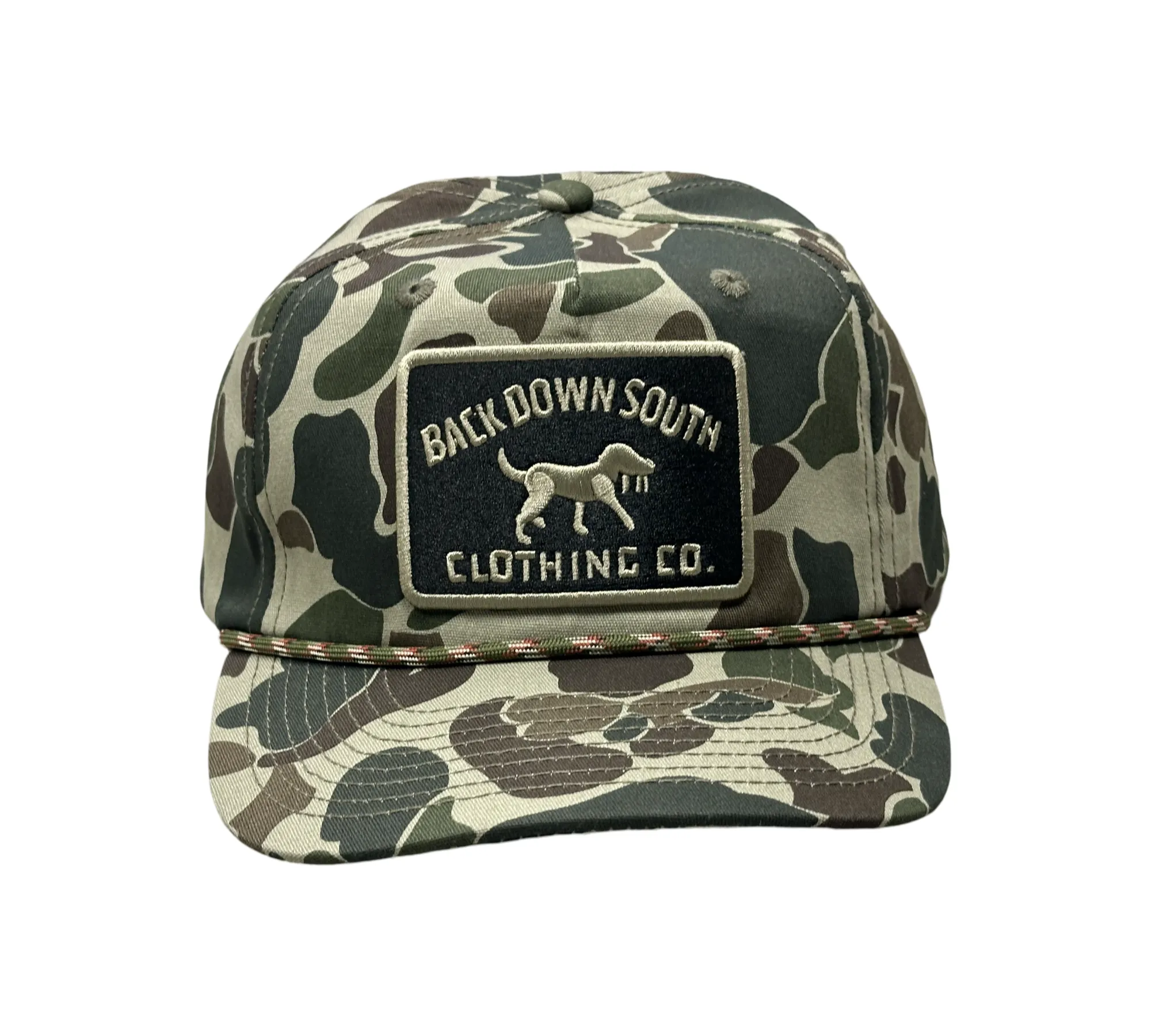 Old School Camo Rope Hat