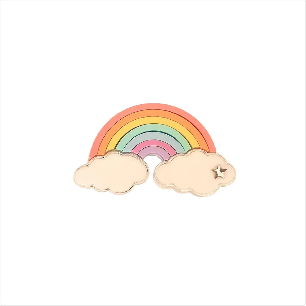 Over The Rainbow Brooch by Cherryloco Jewellery