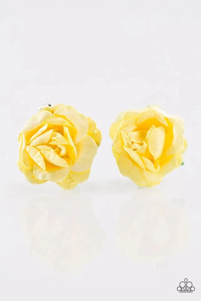 Paparazzi Hair Accessories ~ Rose Garden Glam - Yellow