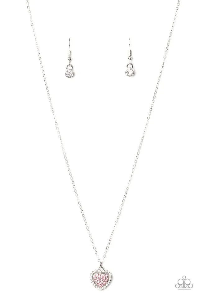Paparazzi Necklace ~ My Heart Goes Out To You - Pink