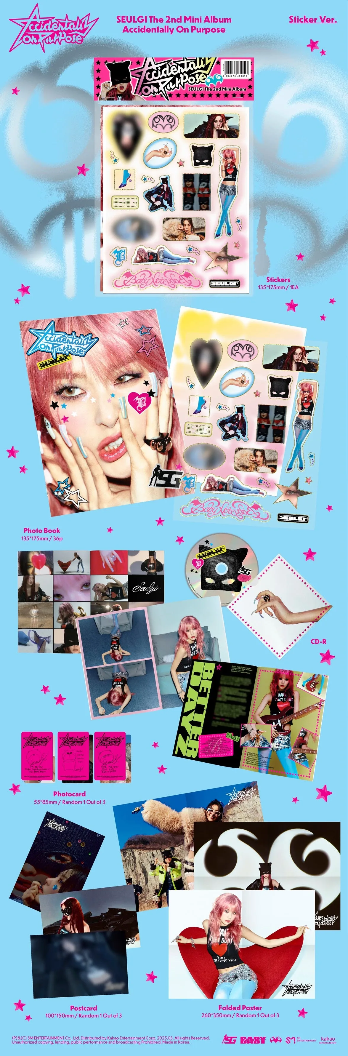 Red Velvet - SEULGI - 2nd Mini-Album 'Accidentally On Purpose' (Sticker Version)