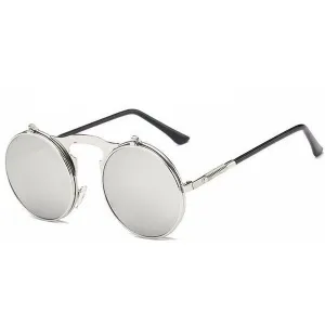 Retro Steampunk Round Sunglasses