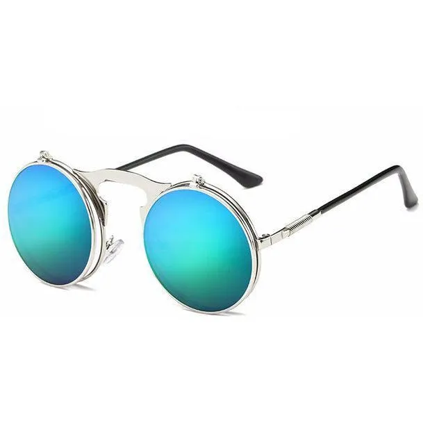 Retro Steampunk Round Sunglasses