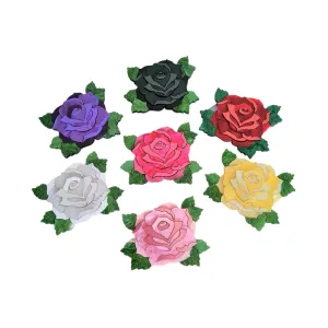 Rose Brooch- 7 Colours by Cherryloco Jewellery