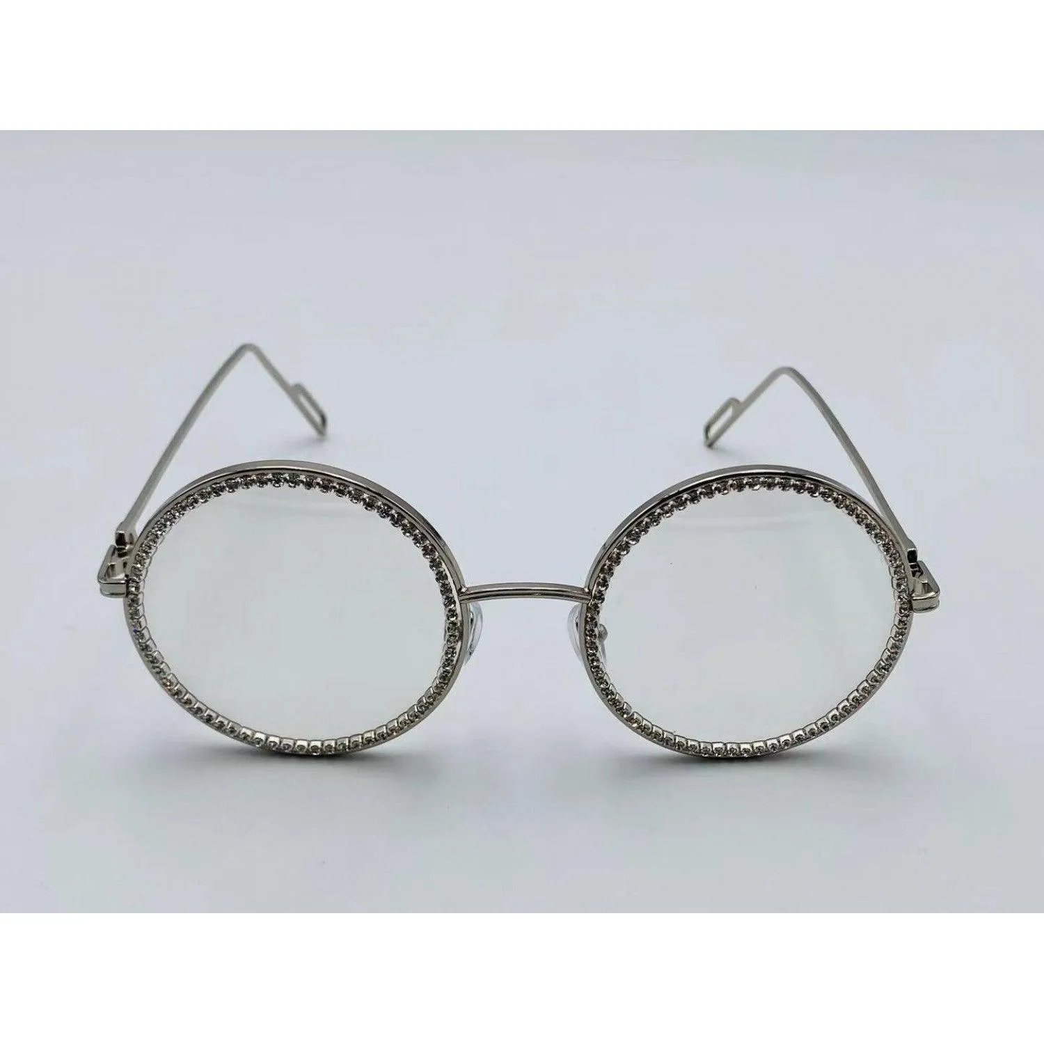 Round Rhinestone Glasses