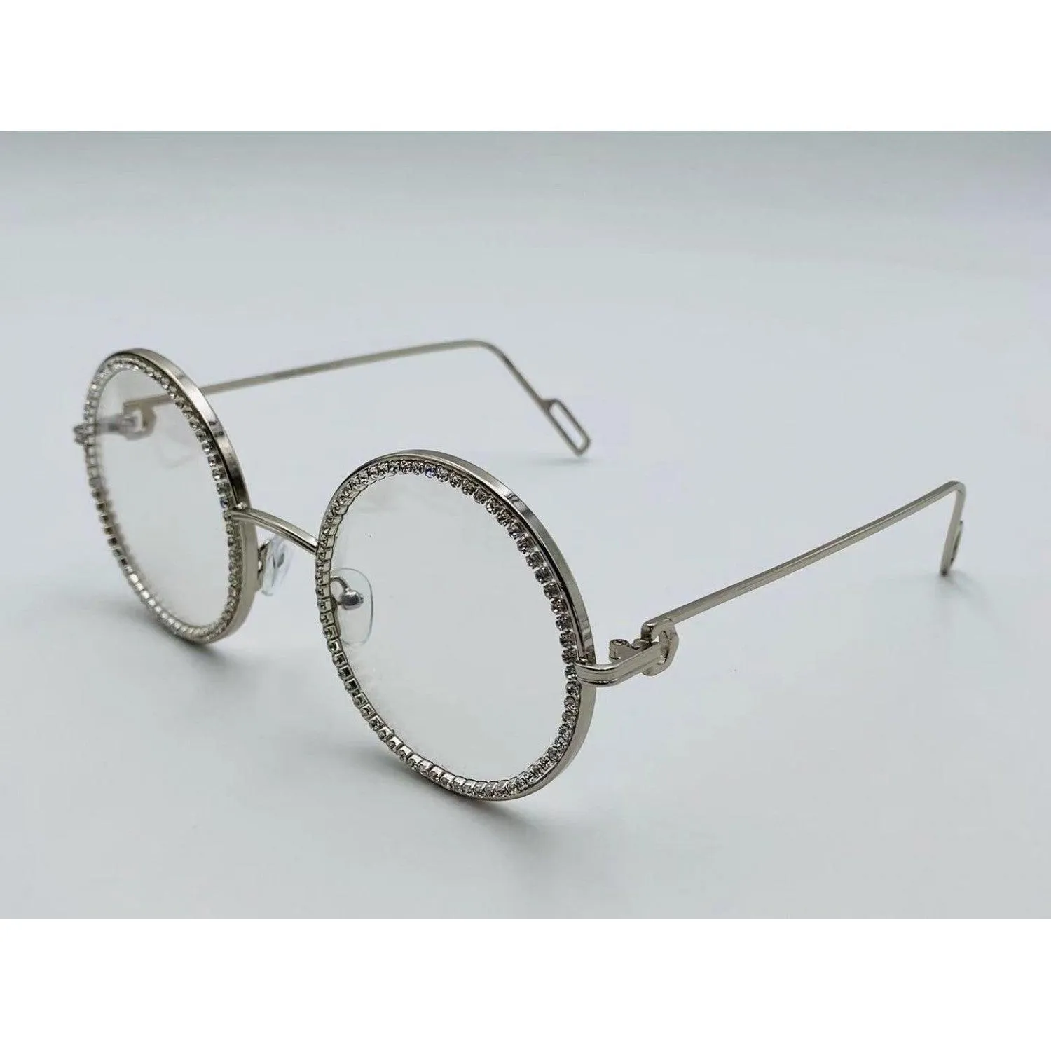 Round Rhinestone Glasses