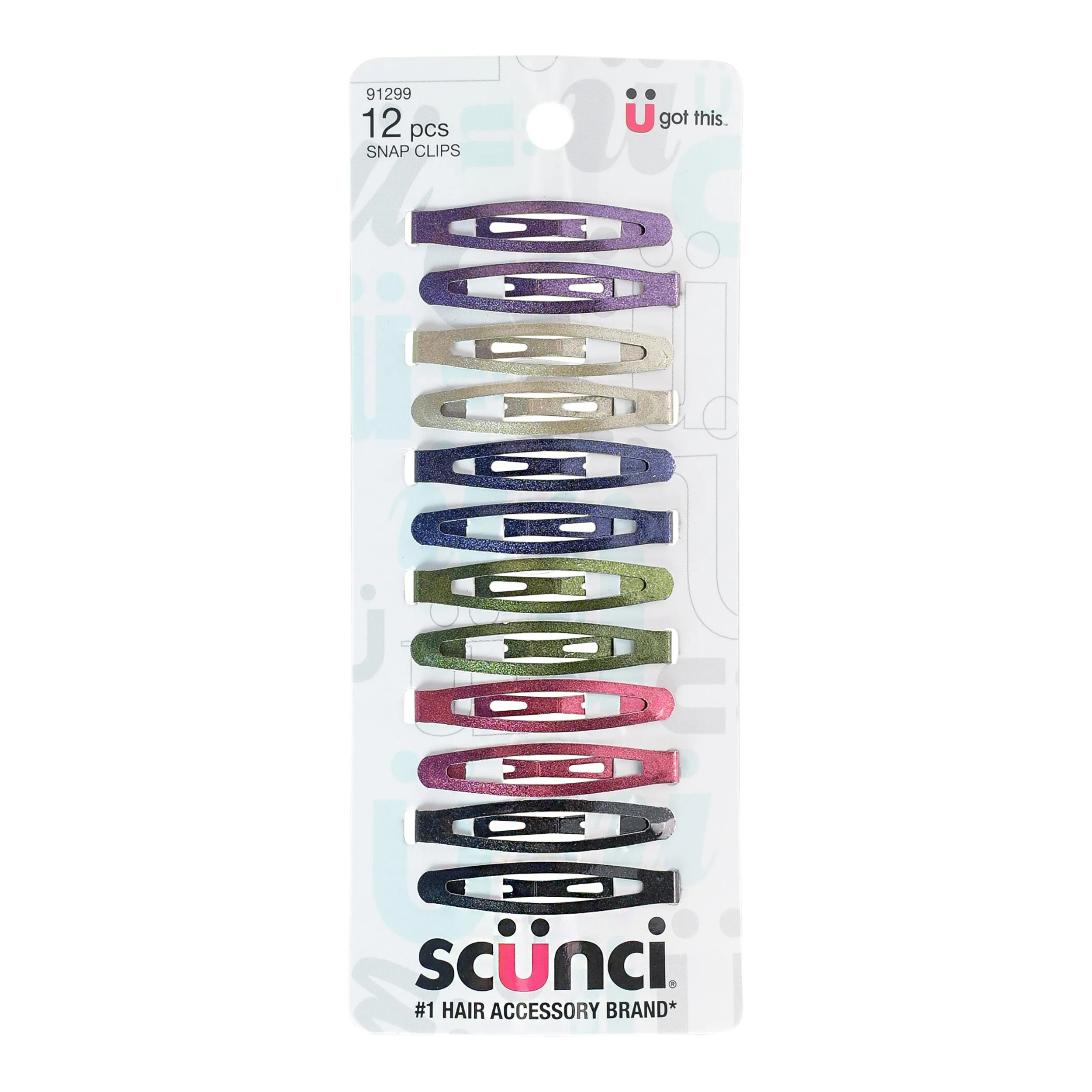Scünci 4.5cm Clippies Ren Size Assorted