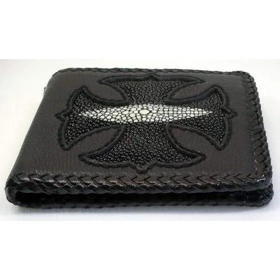 Stingray Leather Biker Wallet