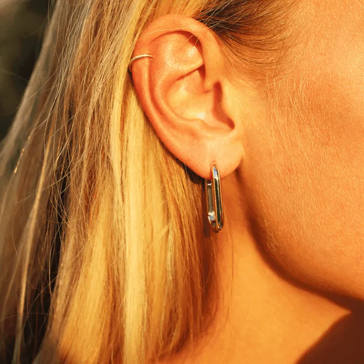 THE HARLEY HOOP - sterling silver