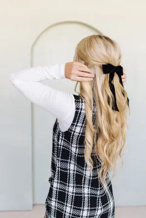 The Perfect Present Hair Bow - Black