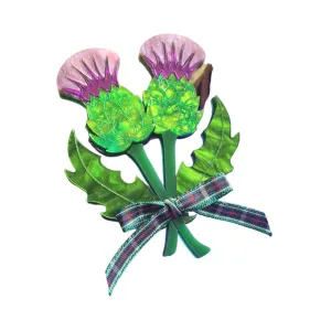 Thistle Brooch by Cherryloco