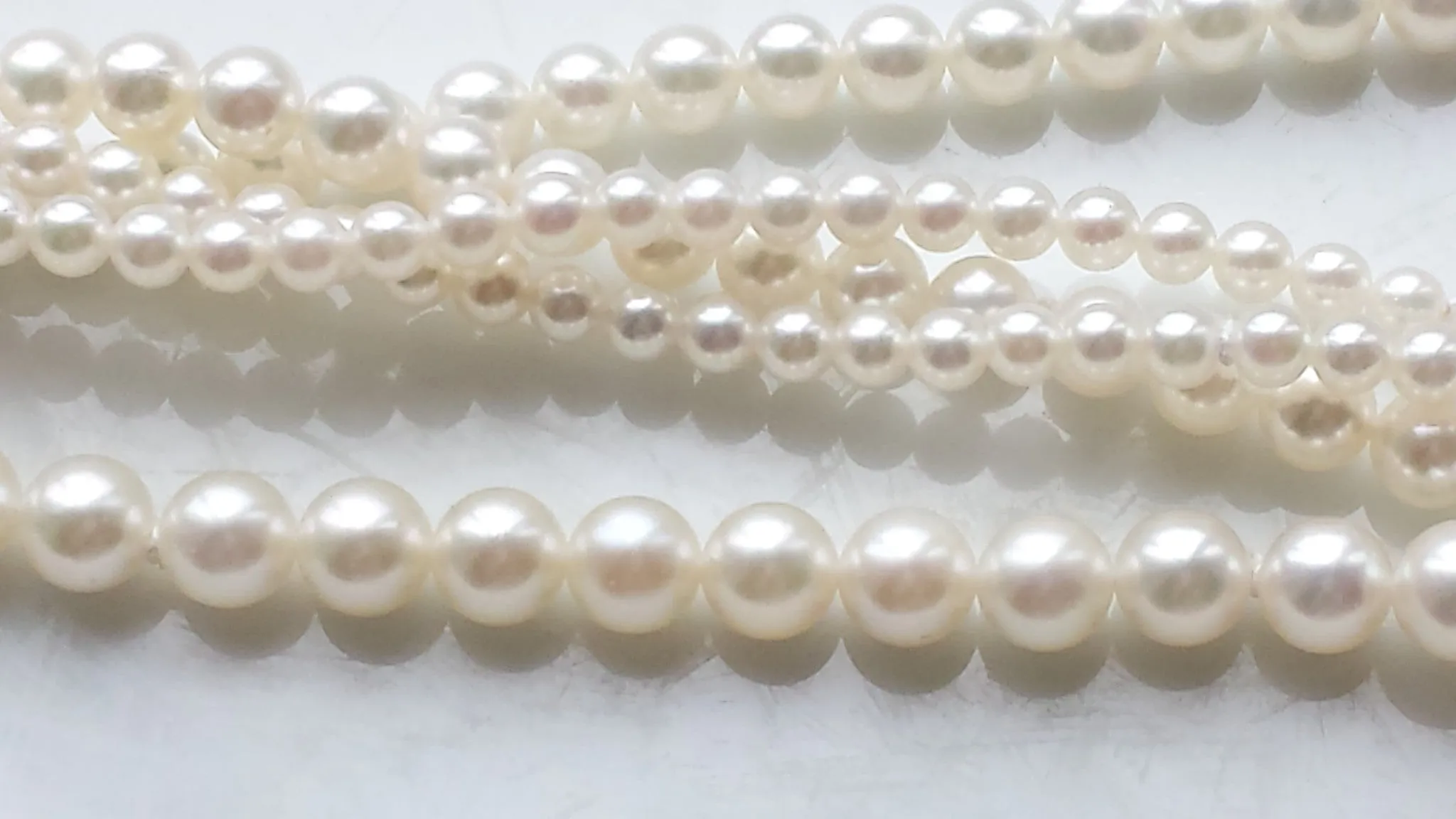 Tiffany & Co. Vintage Akoya Pearl Torsade Necklace, with Box & Bag
