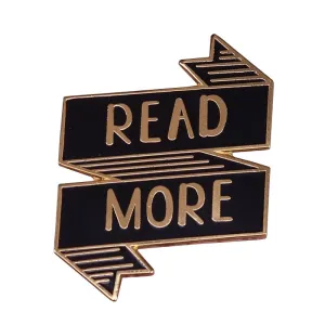 Tosha - Dark Academia Read More Brooch Perfect Gift