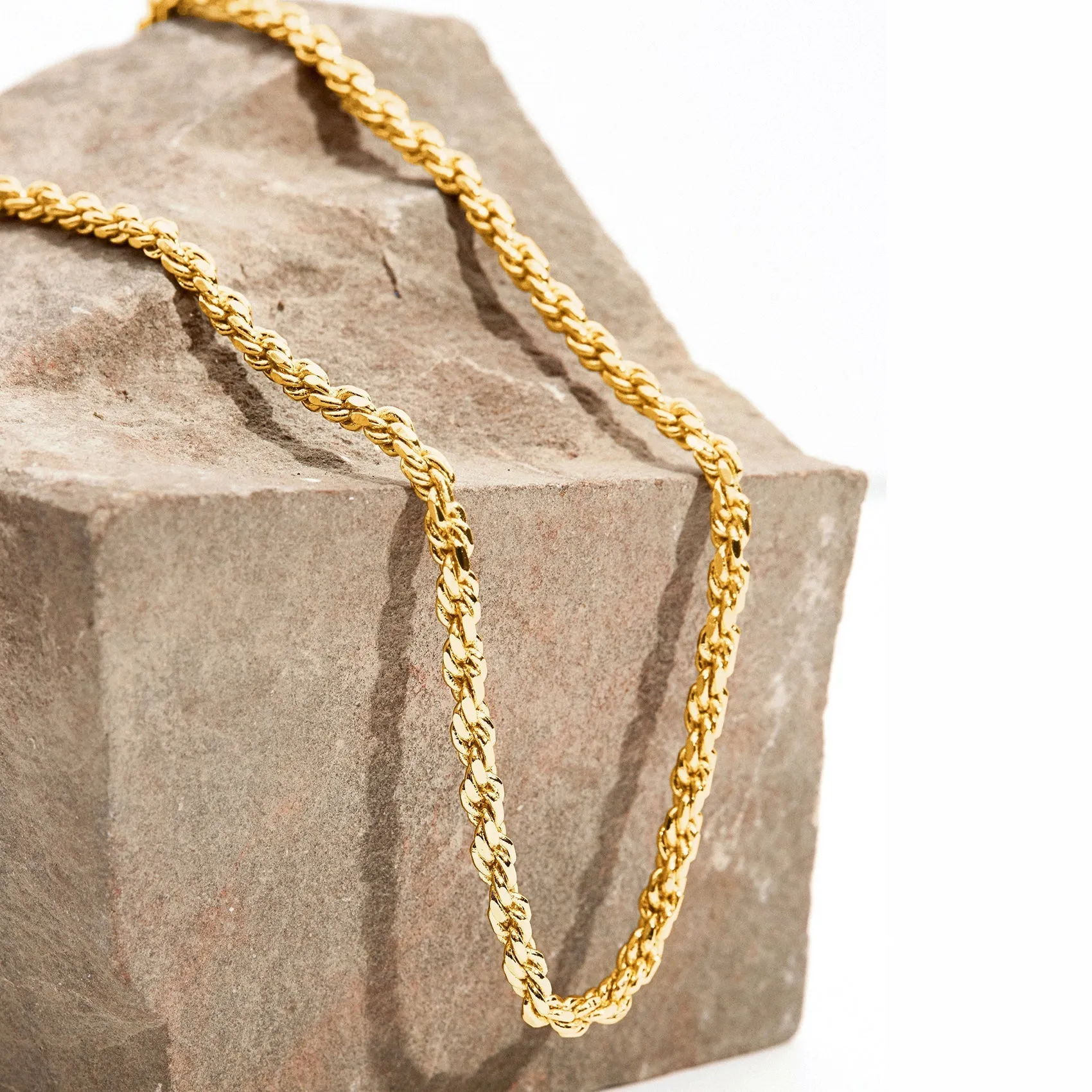 Vermeil Rope Chain Necklace