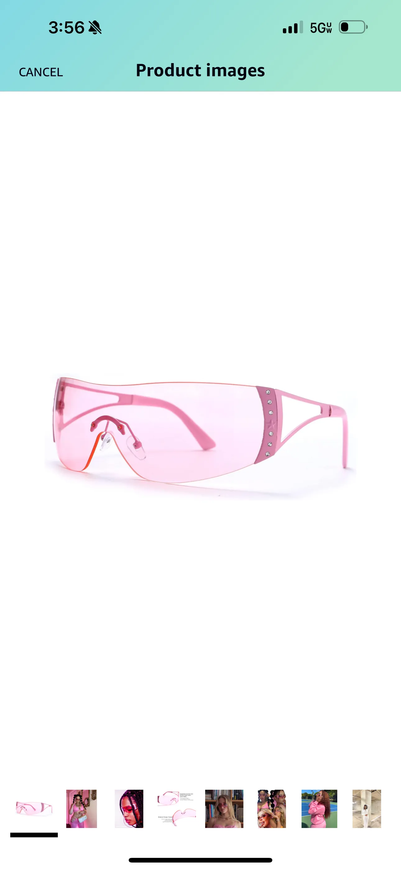 Vibe Shades - Clear/Pink