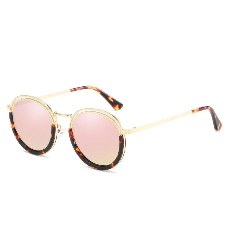 Vintage Round Polarized Sunglasses for Women