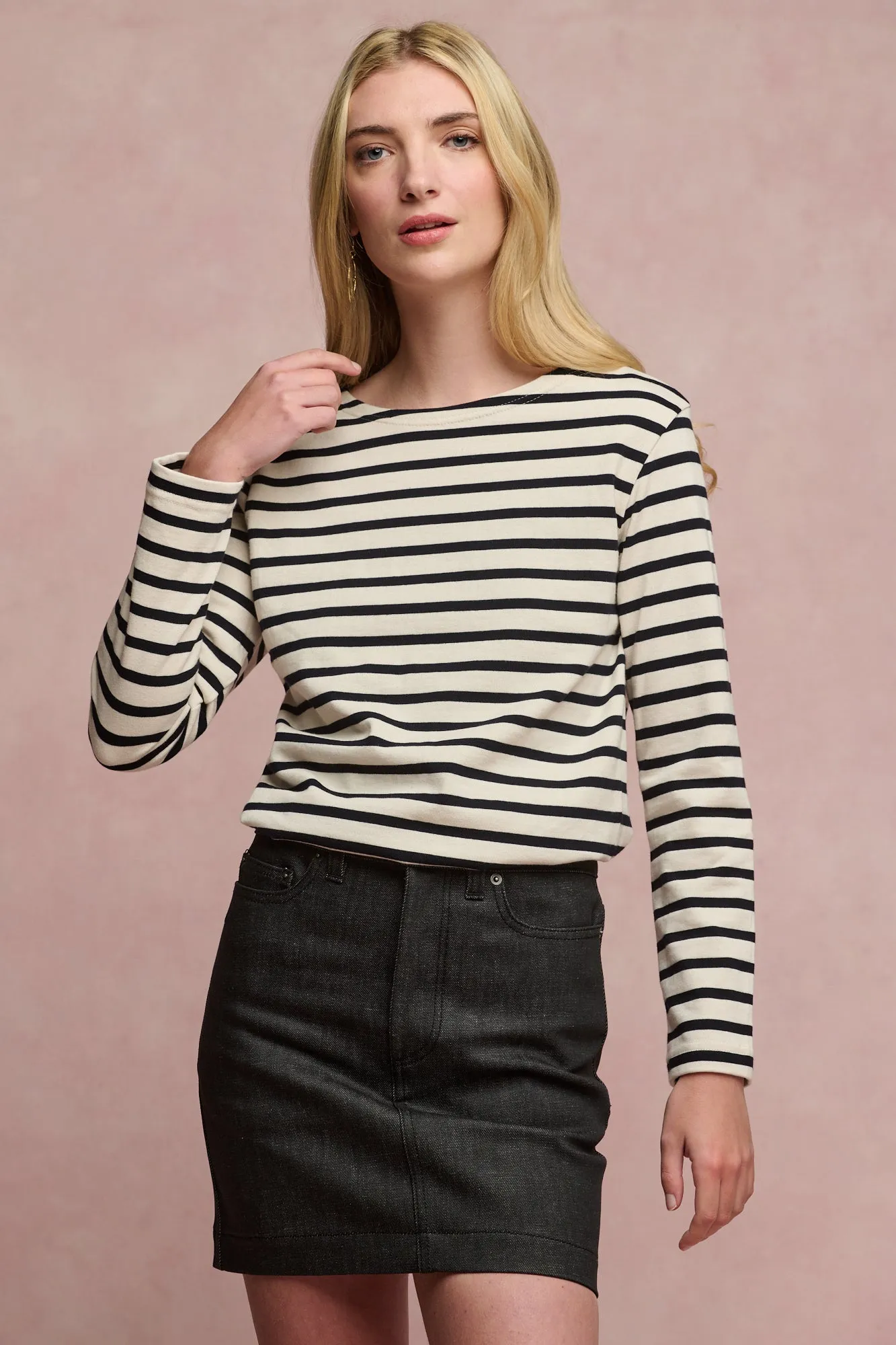 Women's Charlie Denim Mini Skirt - Black